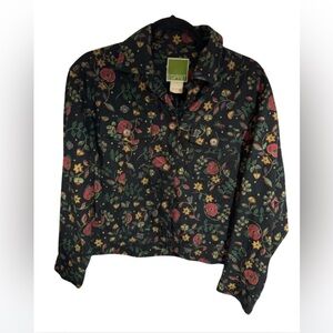 Vintage Floral ESpirit Jacket size Small